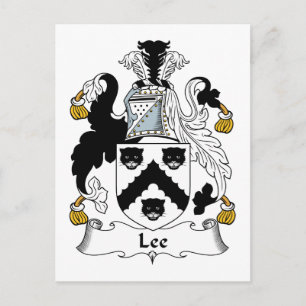 Lee Family Crest Vykort