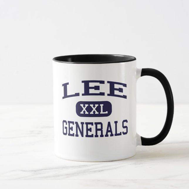 Lee - Generals - högstadium - Huntsville Alabama Mugg (Höger)