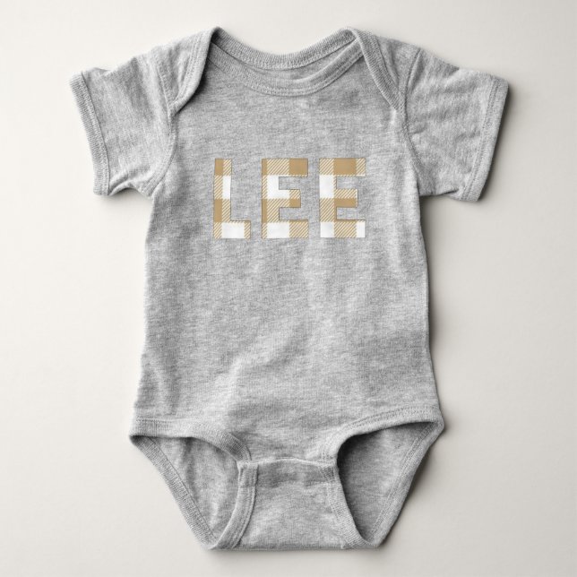 Lee Hmong Efternamn Plade Family Matching Shirt T (Framsida)