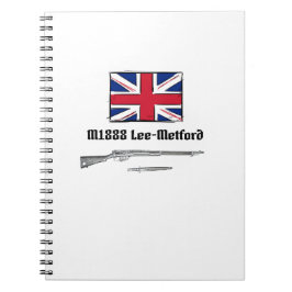Lee Metford P1888 Rifle British Anteckningsbok