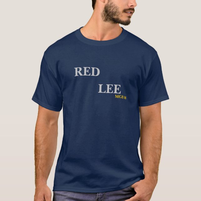LEE MGB 68 SOM ÄR RÖD TEE SHIRT (Framsida)