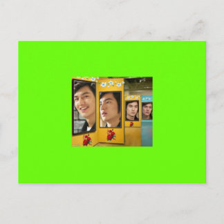 Lee min ho fläkt för alltid vykort