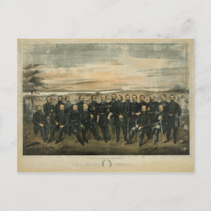 Lee och hans general av Americus Patterson (1904) Vykort