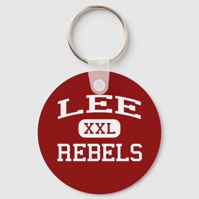 Lee - Rebels - Lee High School - Midland Texas Nyckelring (Framsida)