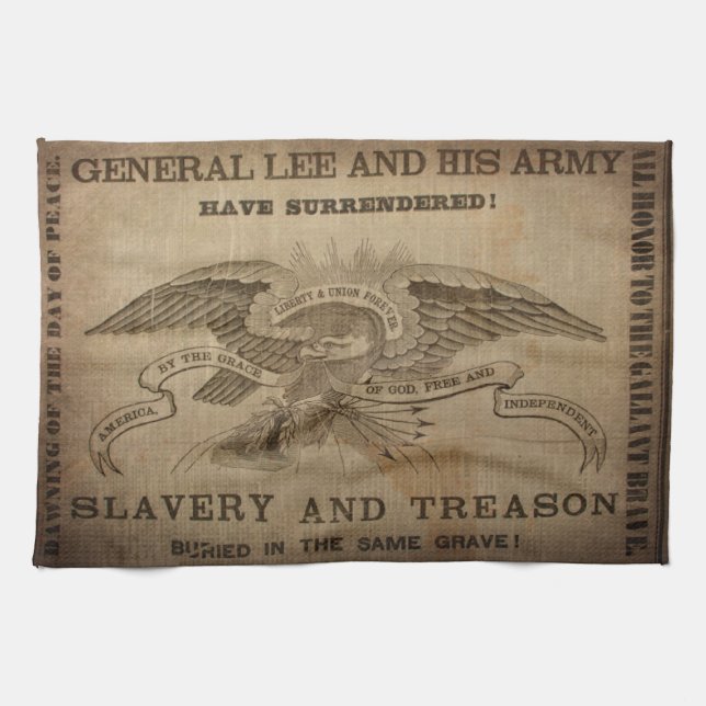 Lee Surrenders! Kökshandduk (Horisontell)