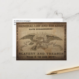 Lee Surrenders! vykort