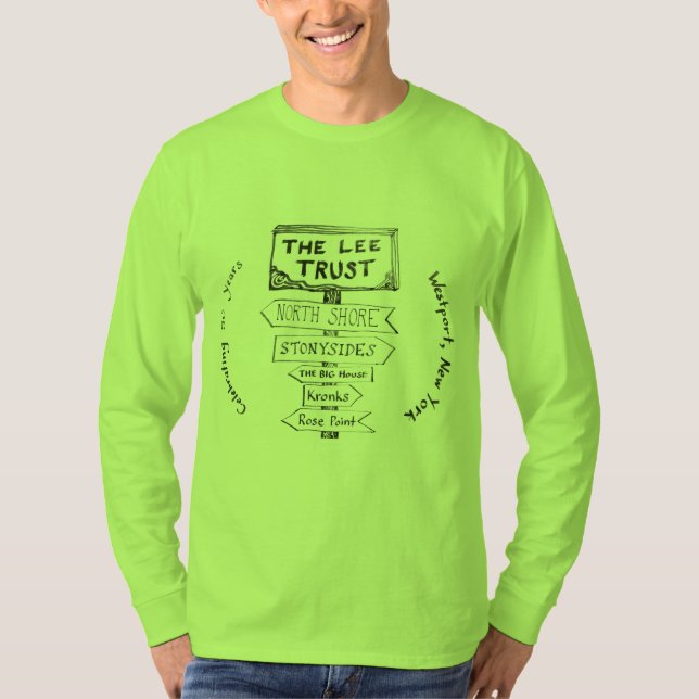 Lee Trust 50-årsdagen grundläggande Långärmad T Shirt (Framsida)