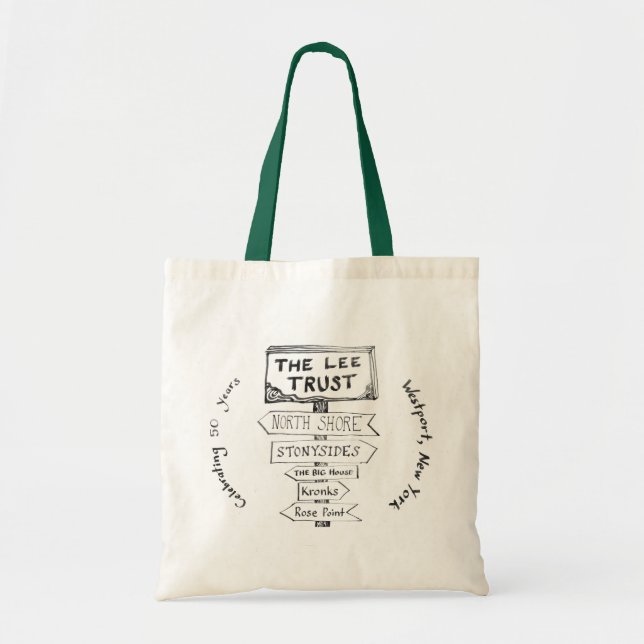 Lee Trust 50-årsjubileum Budget Tote Tygkasse (Framsidan)