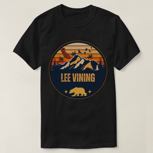 Lee Vining, Kalifornien T Shirt (Design framsida)