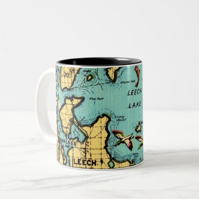 Leech Lake Minnesota Mugg (Framsida vänster)