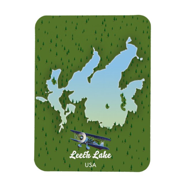 Leech lake Reskarta Magnet (Vertikal)