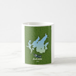 Leech sjö Travel karta Kaffemugg