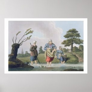 Leech upphittare, från "dräkten av Yorkshire" Poster
