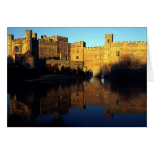 Leeds Castle, 1200-talet, normandiskt fäste och Hälsningskort