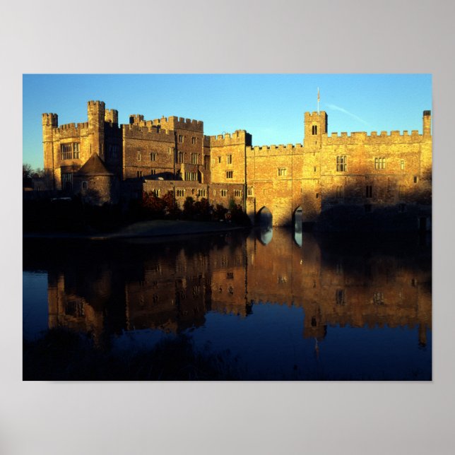 Leeds Castle, 12:e c., Norman stronghold och Poster (Framsidan)