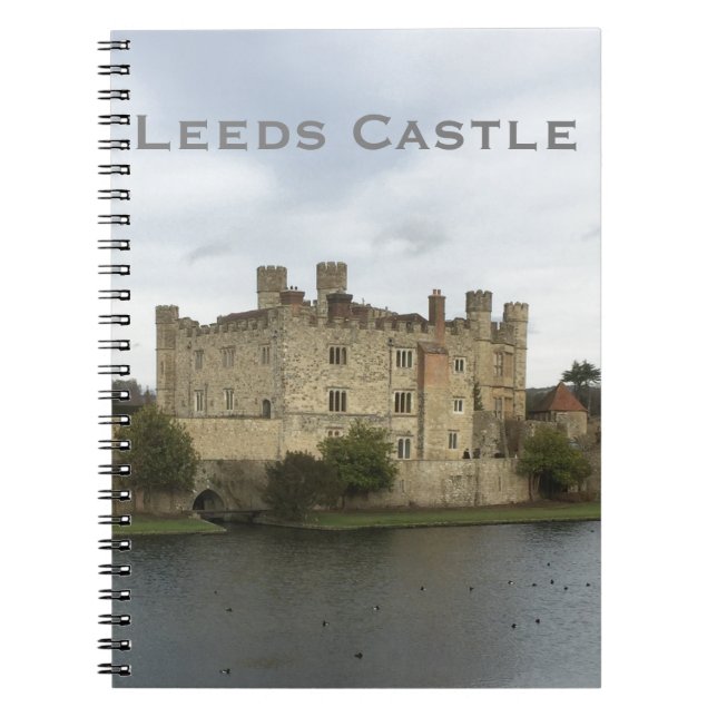 Leeds Castle Anteckningsbok Med Spiral (Framsidan)