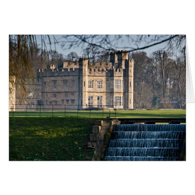 Leeds Castle Hälsningskort (Framsidan Horizontal)