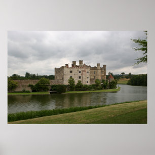 Leeds Castle i England Poster