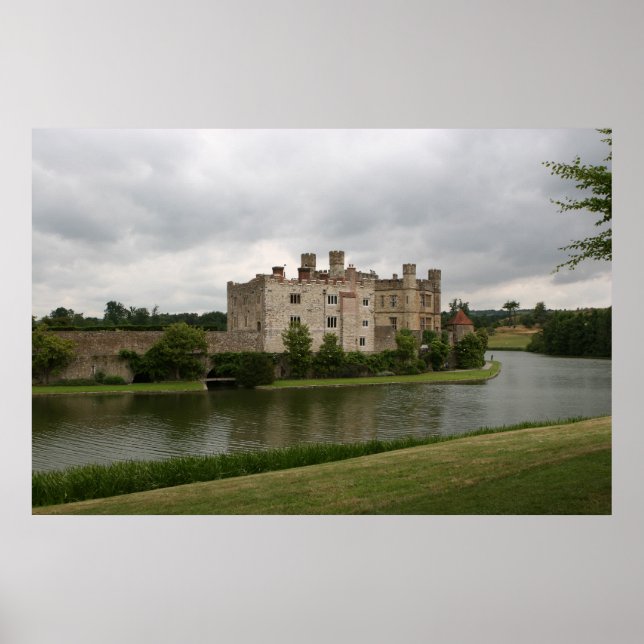 Leeds Castle i England Poster (Framsidan)