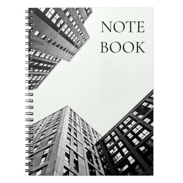 Leeds City Spiral Photo Notebook Anteckningsbok (Framsidan)