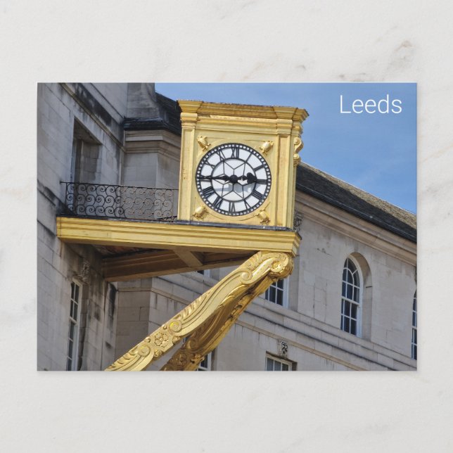 Leeds Civic Hall Vykort (Framsida)