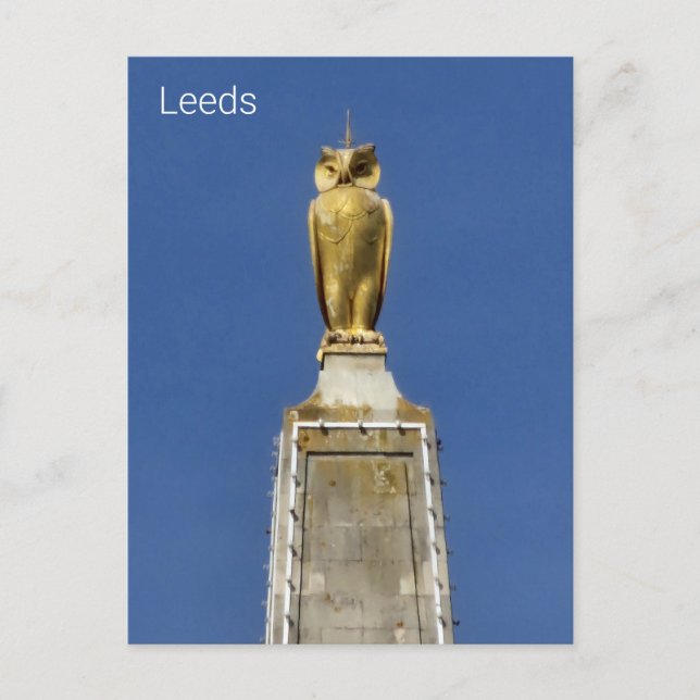Leeds Civic Hall Vykort (Framsida)