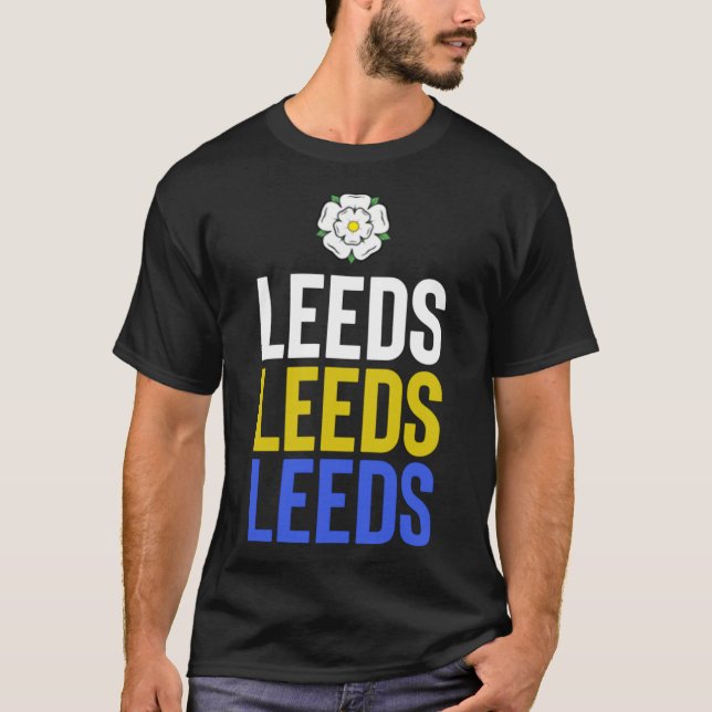 Leeds Leeds Leeds Classic T-Shirt (Framsida)
