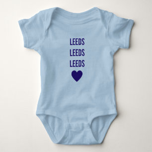 LEEDS LEEDS LEEDS LUFC personifierade blått T Shirt