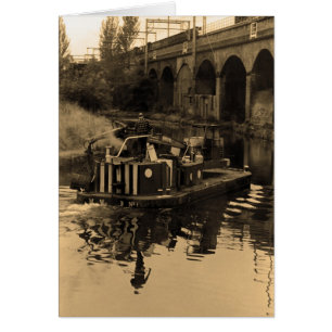 Leeds och Liverpool Canal Hälsningskort