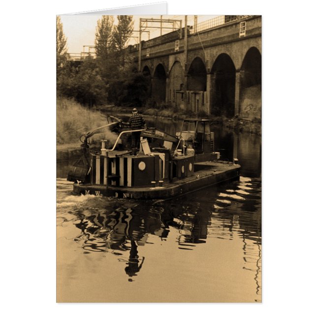 Leeds och Liverpool Canal Hälsningskort (Framsidan)