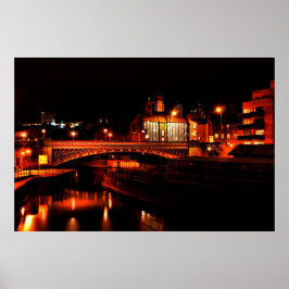 Leeds på natten poster