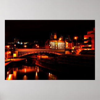 Leeds på natten poster