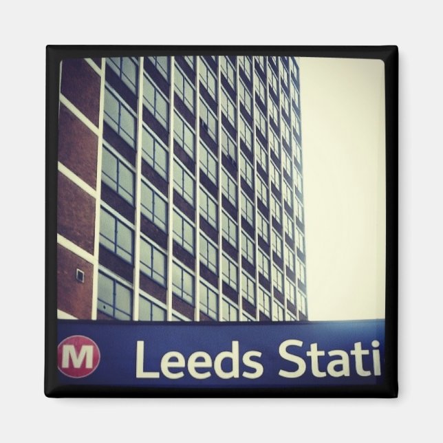 Leeds Station Magnet (Framsidan)