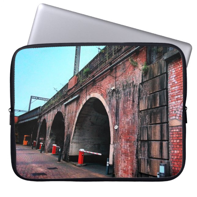 Leeds tåg bridge laptop fodral (Framsidan)