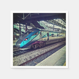 Leeds tåg pappersservett