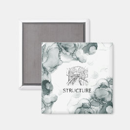 Leeds Tone Watercolor Magnet