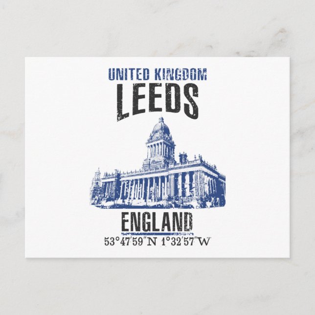 Leeds Vykort (Framsida)