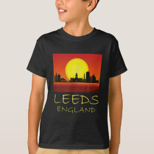 Leeds Yorkshire England Förenade kungariket Britis T Shirt