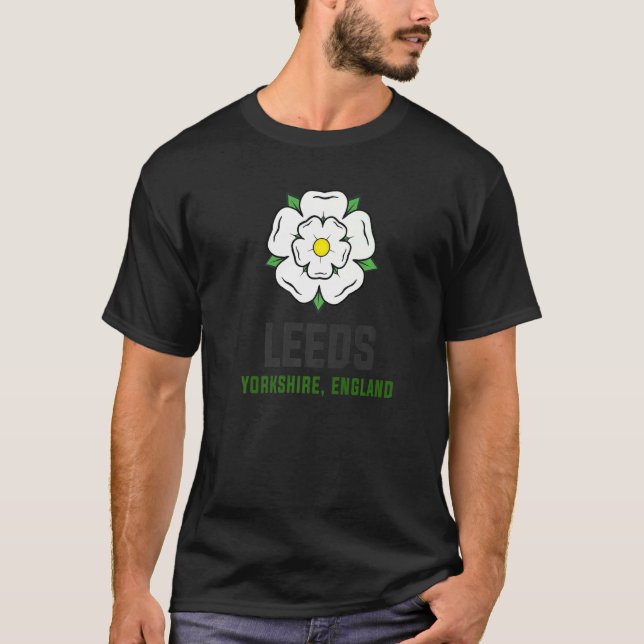 Leeds Yorkshire Ro Flagga Idea for Women & United T Shirt (Framsida)