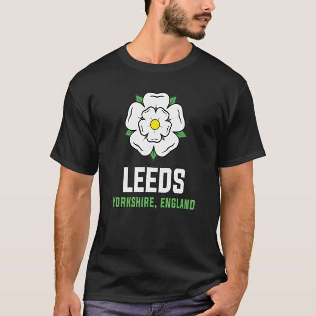 Leeds Yorkshire Ro Flagga Idea for Women & United T Shirt (Framsida)