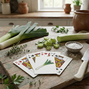 Leek Vegetable Casinokort