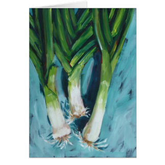 Leeks Hälsningskort