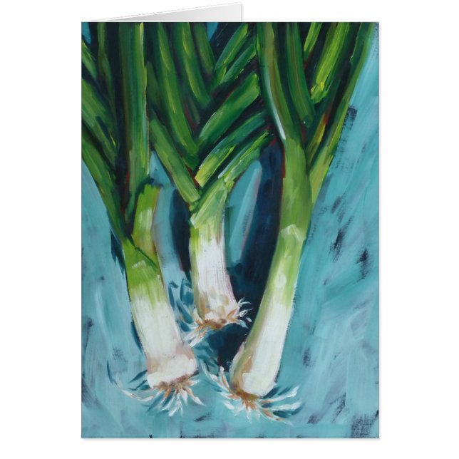 Leeks Hälsningskort (Framsidan)