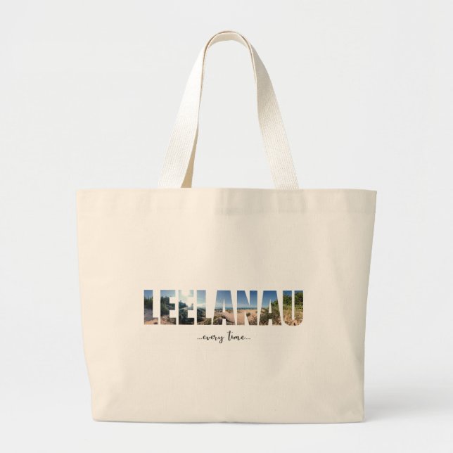 Leelanau Art Photography Tote Bag Jumbo Tygkasse (Framsidan)