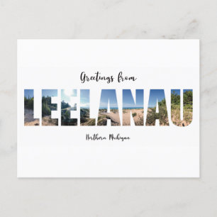 Leelanau Northern Michigan Photogratograph Postcar Vykort