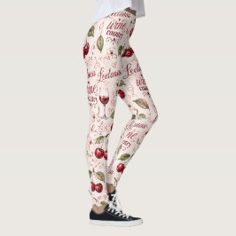 Leelanau Wine Country Druvor & Vinrankor Leggings
