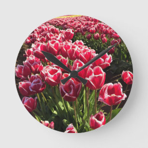 Leen Van Der Mark Tulips, Oregon Rund Klocka