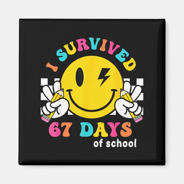 Leende ansikte jag överlevde 67 dagar i skolan  magnet (Framsidan)