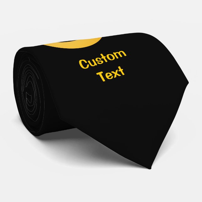 Leende Ansikte med öppen Ögon Tie Slips (Rullad)