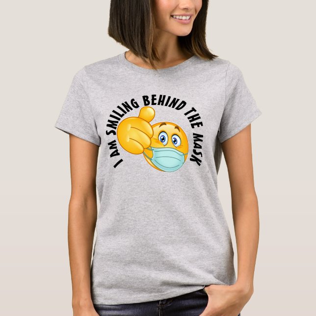 Leende bakom masken  t shirt (Framsida)